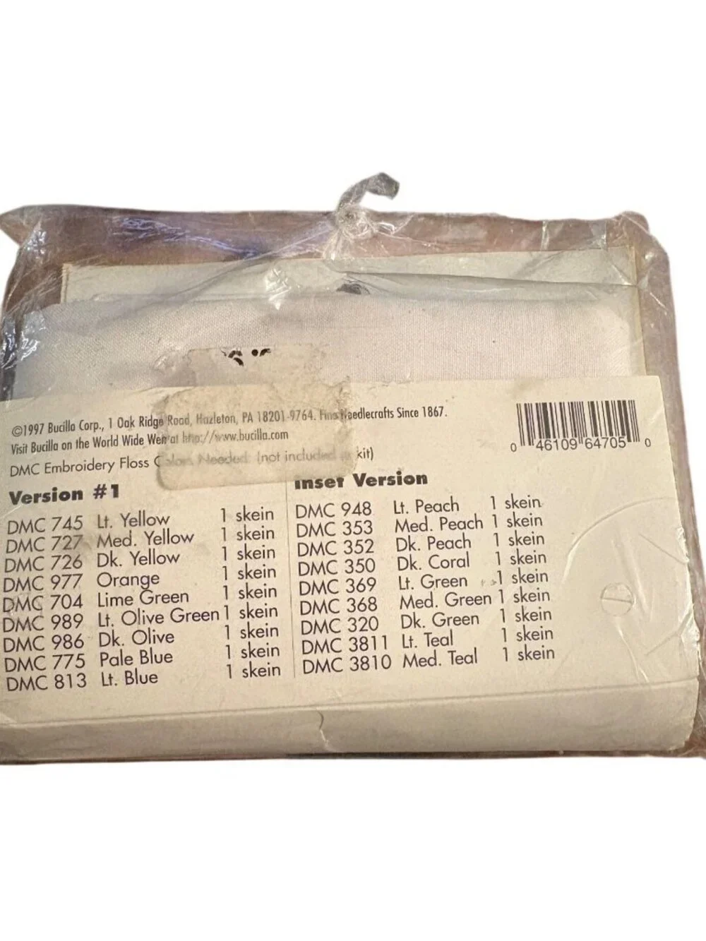 Vintage Bucilla Special Edition 4 Tulip Napkins Stamped Cloth Only 64705 14